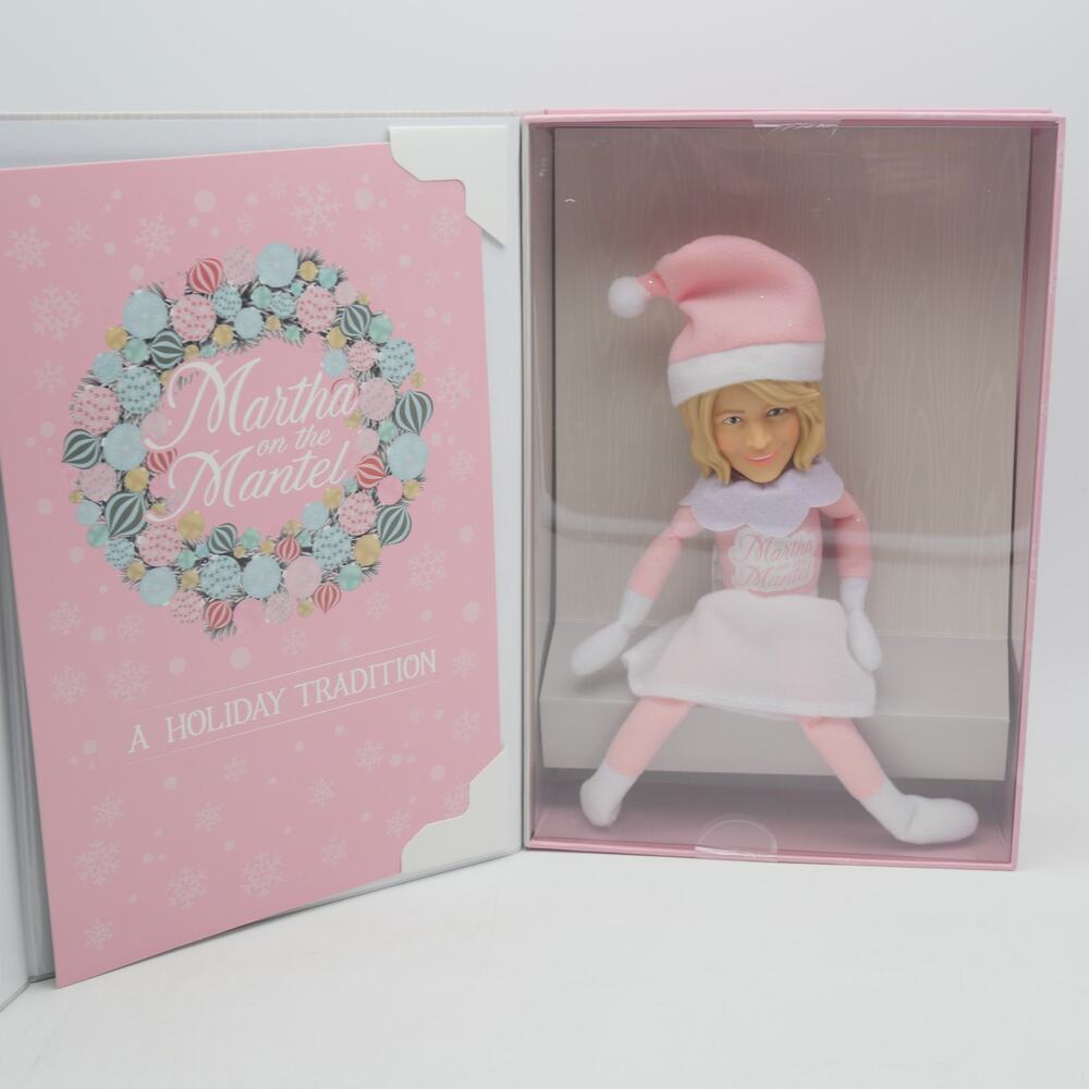 Martha Stewart Martha on a Mantle Christmas Poseable Plush NEW